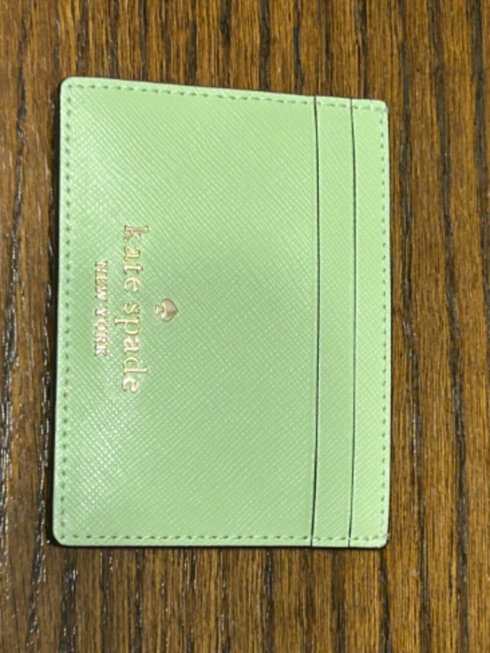 Kate Spade Light Green Card Holder